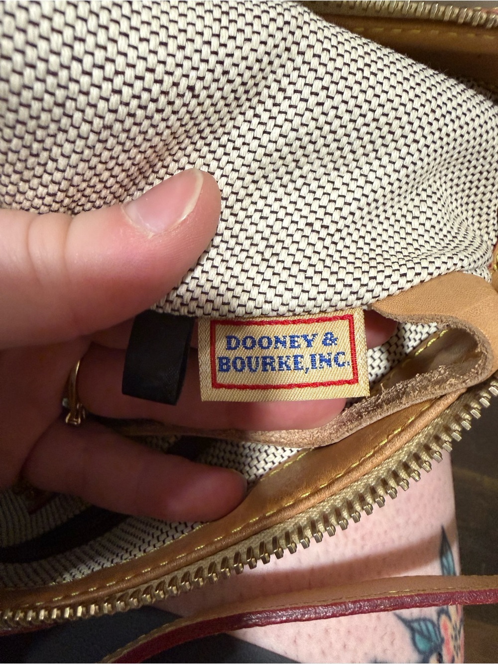Dooney & Bourke Vintage Rare 2000s Signature Double pocket Satchel - Picture 15 of 16